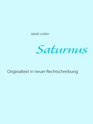 cover image of Saturnus